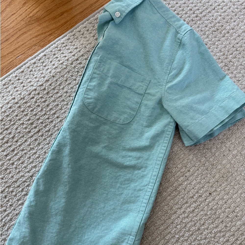 Old Navy Light Blue Short Sleeve Button-downShirt